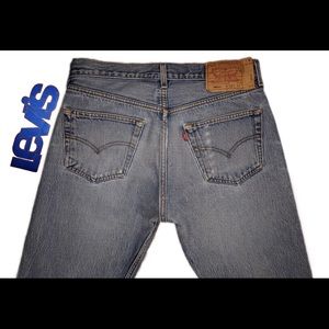 Early Y2K Levi’s 501xx Mexico 31”/28” Light Wash